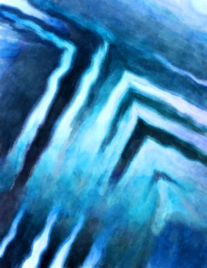 Soyut suluboya sanat eserleri. Fırça boyalı dijital resim. Renkli yaratıcı suluboya çizimi.