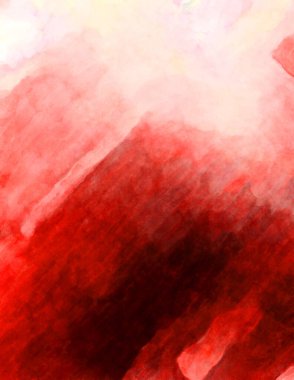 Soyut suluboya sanat eserleri. Fırça boyalı dijital resim. Renkli yaratıcı suluboya çizimi.