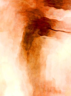 Soyut suluboya sanat eserleri. Fırça boyalı dijital resim. Renkli yaratıcı suluboya çizimi.