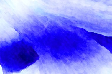 Soyut suluboya sanat eserleri. Fırça boyalı dijital resim. Renkli yaratıcı suluboya çizimi.