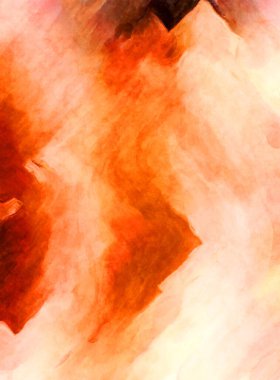 Soyut suluboya sanat eserleri. Fırça boyalı dijital resim. Renkli yaratıcı suluboya çizimi.