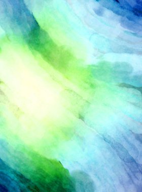 Soyut suluboya sanat eserleri. Fırça boyalı dijital resim. Renkli yaratıcı suluboya çizimi.