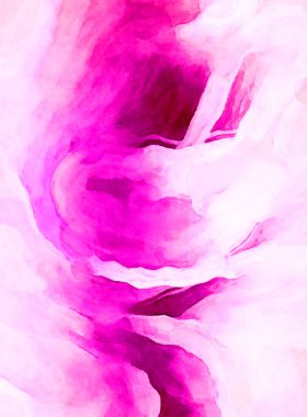 Soyut suluboya sanat eserleri. Fırça boyalı dijital resim. Renkli yaratıcı suluboya çizimi.