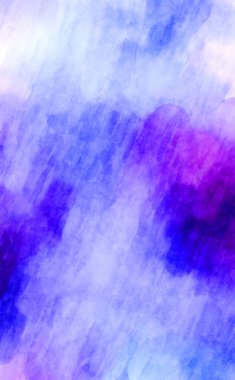 Soyut suluboya sanat eserleri. Fırça boyalı dijital resim. Renkli yaratıcı suluboya çizimi.