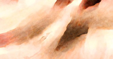 Soyut suluboya sanat eserleri. Fırça boyalı dijital resim. Renkli yaratıcı suluboya çizimi.