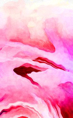 Soyut suluboya sanat eserleri. Fırça boyalı dijital resim. Renkli yaratıcı suluboya çizimi.