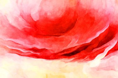 Soyut suluboya sanat eserleri. Fırça boyalı dijital resim. Renkli yaratıcı suluboya çizimi.