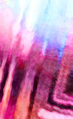 Soyut suluboya sanat eserleri. Fırça boyalı dijital resim. Renkli yaratıcı suluboya çizimi.