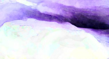 Soyut suluboya sanat eserleri. Fırça boyalı dijital resim. Renkli yaratıcı suluboya çizimi.