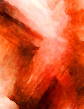 Soyut suluboya sanat eserleri. Fırça boyalı dijital resim. Renkli yaratıcı suluboya çizimi.