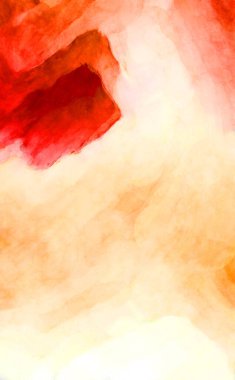 Soyut suluboya sanat eserleri. Fırça boyalı dijital resim. Renkli yaratıcı suluboya çizimi.