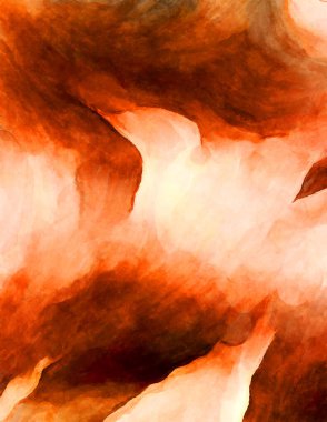 Soyut suluboya sanat eserleri. Fırça boyalı dijital resim. Renkli yaratıcı suluboya çizimi.