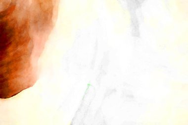 Soyut suluboya sanat eserleri. Fırça boyalı dijital resim. Renkli yaratıcı suluboya çizimi.