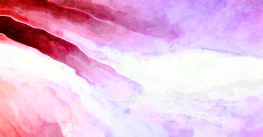 Soyut suluboya sanat eserleri. Fırça boyalı dijital resim. Renkli yaratıcı suluboya çizimi.