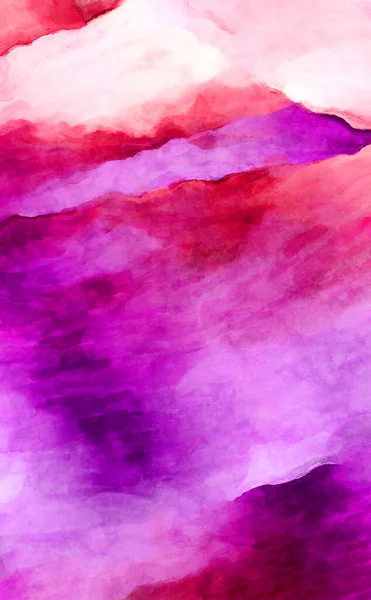 Soyut suluboya sanat eserleri. Fırça boyalı dijital resim. Renkli yaratıcı suluboya çizimi.