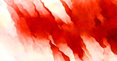 Soyut suluboya sanat eserleri. Fırça boyalı dijital resim. Renkli yaratıcı suluboya çizimi.