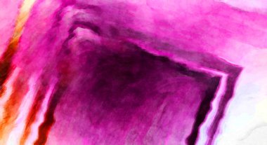 Soyut suluboya sanat eserleri. Fırça boyalı dijital resim. Renkli yaratıcı suluboya çizimi.