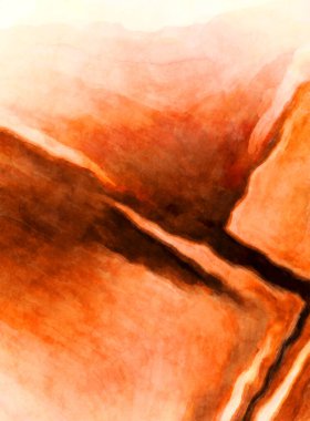 Soyut suluboya sanat eserleri. Fırça boyalı dijital resim. Renkli yaratıcı suluboya çizimi.