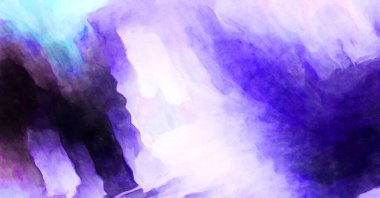 Soyut suluboya sanat eserleri. Fırça boyalı dijital resim. Renkli yaratıcı suluboya çizimi.