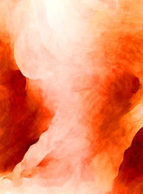 Soyut suluboya sanat eserleri. Fırça boyalı dijital resim. Renkli yaratıcı suluboya çizimi.