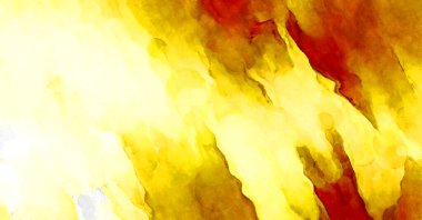 Soyut suluboya sanat eserleri. Fırça boyalı dijital resim. Renkli yaratıcı suluboya çizimi.