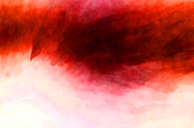 Soyut suluboya sanat eserleri. Fırça boyalı dijital resim. Renkli yaratıcı suluboya çizimi.