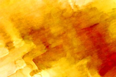 Soyut suluboya sanat eserleri. Fırça boyalı dijital resim. Renkli yaratıcı suluboya çizimi.