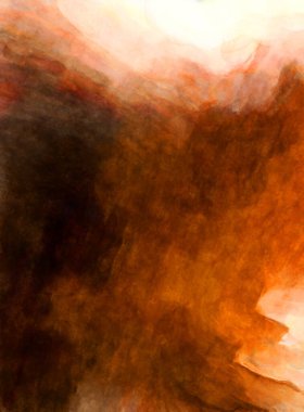 Soyut suluboya sanat eserleri. Fırça boyalı dijital resim. Renkli yaratıcı suluboya çizimi.