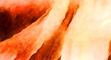 Soyut suluboya sanat eserleri. Fırça boyalı dijital resim. Renkli yaratıcı suluboya çizimi.