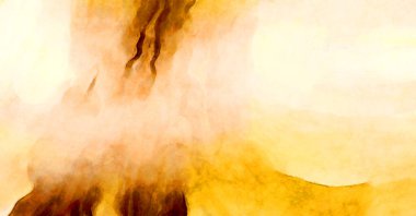 Soyut suluboya sanat eserleri. Fırça boyalı dijital resim. Renkli yaratıcı suluboya çizimi.