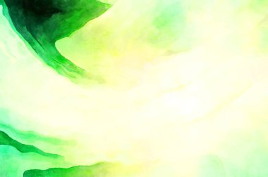 Soyut suluboya sanat eserleri. Fırça boyalı dijital resim. Renkli yaratıcı suluboya çizimi.