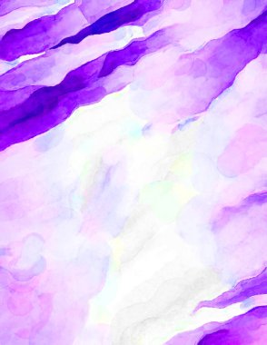 Soyut suluboya sanat eserleri. Fırça boyalı dijital resim. Renkli yaratıcı suluboya çizimi.