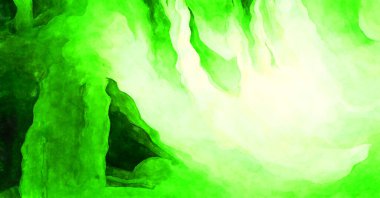 Soyut suluboya sanat eserleri. Fırça boyalı dijital resim. Renkli yaratıcı suluboya çizimi.