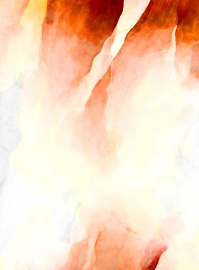 Soyut suluboya sanat eserleri. Fırça boyalı dijital resim. Renkli yaratıcı suluboya çizimi.