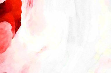 Soyut suluboya sanat eserleri. Fırça boyalı dijital resim. Renkli yaratıcı suluboya çizimi.