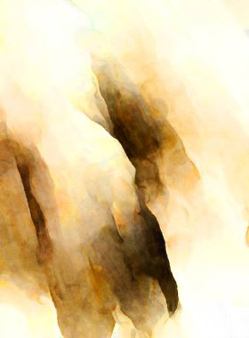 Soyut suluboya sanat eserleri. Fırça boyalı dijital resim. Renkli yaratıcı suluboya çizimi.