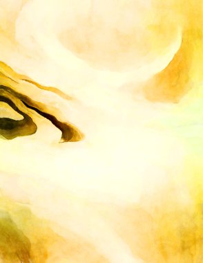 Soyut suluboya sanat eserleri. Fırça boyalı dijital resim. Renkli yaratıcı suluboya çizimi.