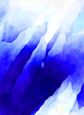 Soyut suluboya sanat eserleri. Fırça boyalı dijital resim. Renkli yaratıcı suluboya çizimi.