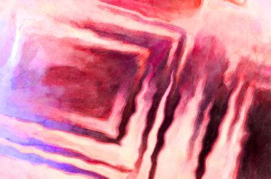 Soyut suluboya sanat eserleri. Fırça boyalı dijital resim. Renkli yaratıcı suluboya çizimi.