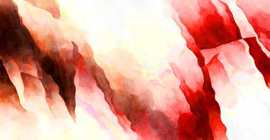 Soyut suluboya sanat eserleri. Fırça boyalı dijital resim. Renkli yaratıcı suluboya çizimi.