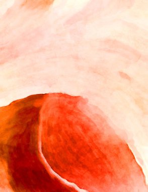 Soyut suluboya sanat eserleri. Fırça boyalı dijital resim. Renkli yaratıcı suluboya çizimi.