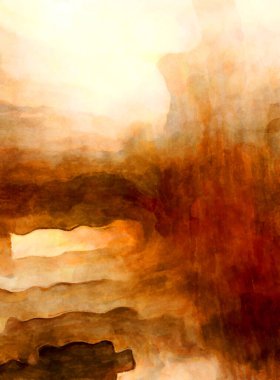 Soyut suluboya sanat eserleri. Fırça boyalı dijital resim. Renkli yaratıcı suluboya çizimi.