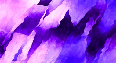 Soyut suluboya sanat eserleri. Fırça boyalı dijital resim. Renkli yaratıcı suluboya çizimi.