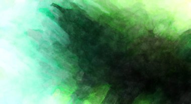 Soyut suluboya sanat eserleri. Fırça boyalı dijital resim. Renkli yaratıcı suluboya çizimi.