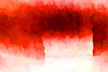 Soyut suluboya sanat eserleri. Fırça boyalı dijital resim. Renkli yaratıcı suluboya çizimi.