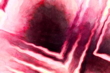 Soyut suluboya sanat eserleri. Fırça boyalı dijital resim. Renkli yaratıcı suluboya çizimi.