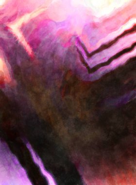 Soyut suluboya sanat eserleri. Fırça boyalı dijital resim. Renkli yaratıcı suluboya çizimi.