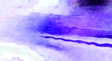 Soyut suluboya sanat eserleri. Fırça boyalı dijital resim. Renkli yaratıcı suluboya çizimi.