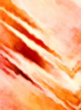 Soyut suluboya sanat eserleri. Fırça boyalı dijital resim. Renkli yaratıcı suluboya çizimi.