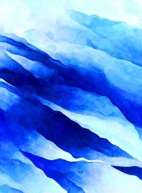 Soyut suluboya sanat eserleri. Fırça boyalı dijital resim. Renkli yaratıcı suluboya çizimi.